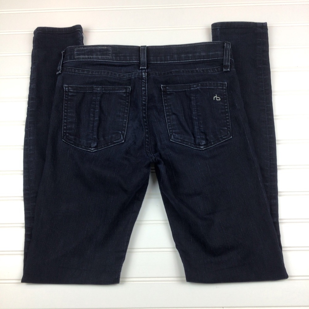 rag & bone dark blue legging jeans - Picture 4 of 9